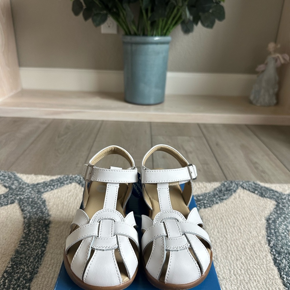 BNIB Stride Rite White Sandals sz 12.5 - Picture 5 of 10